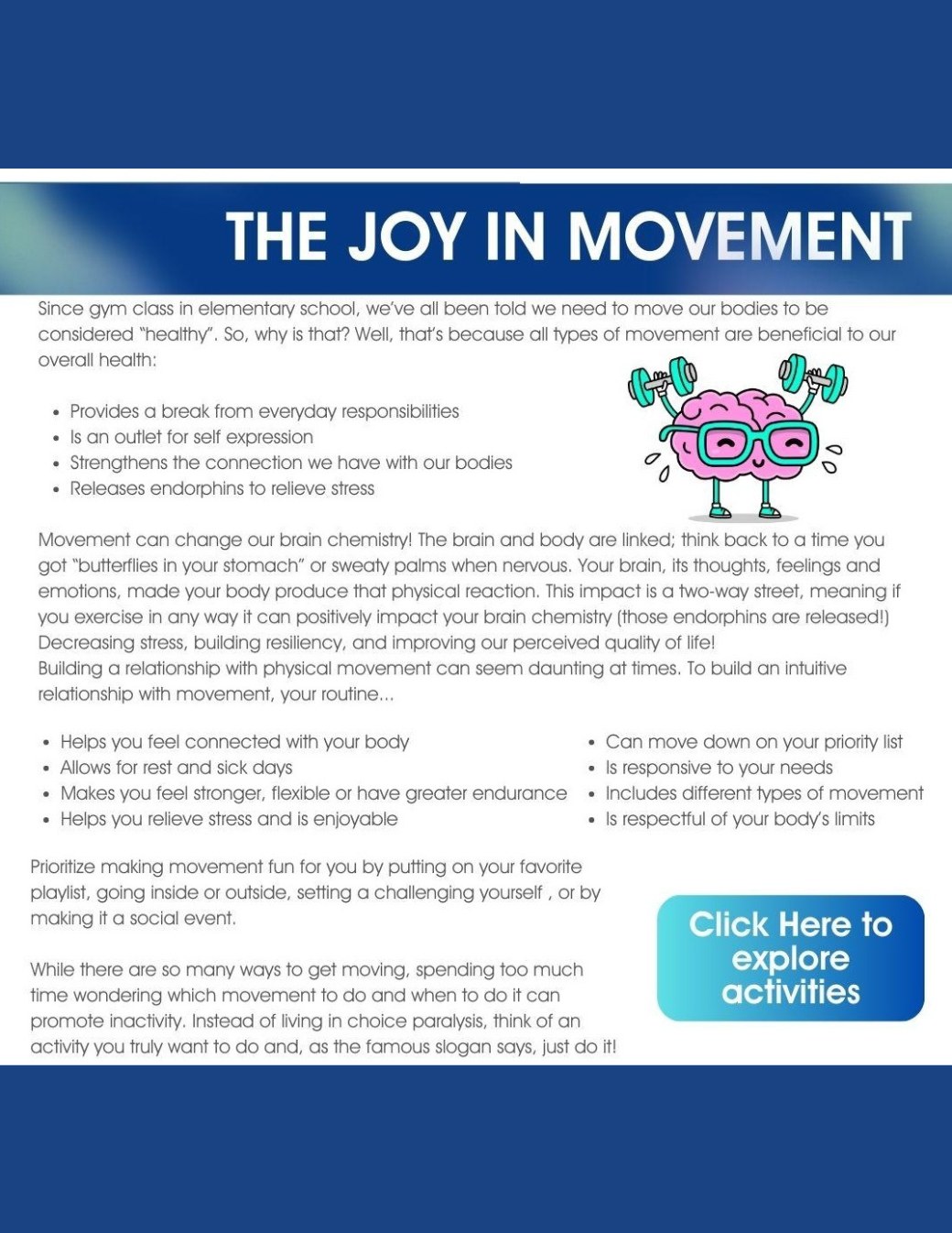 Joy In Movement