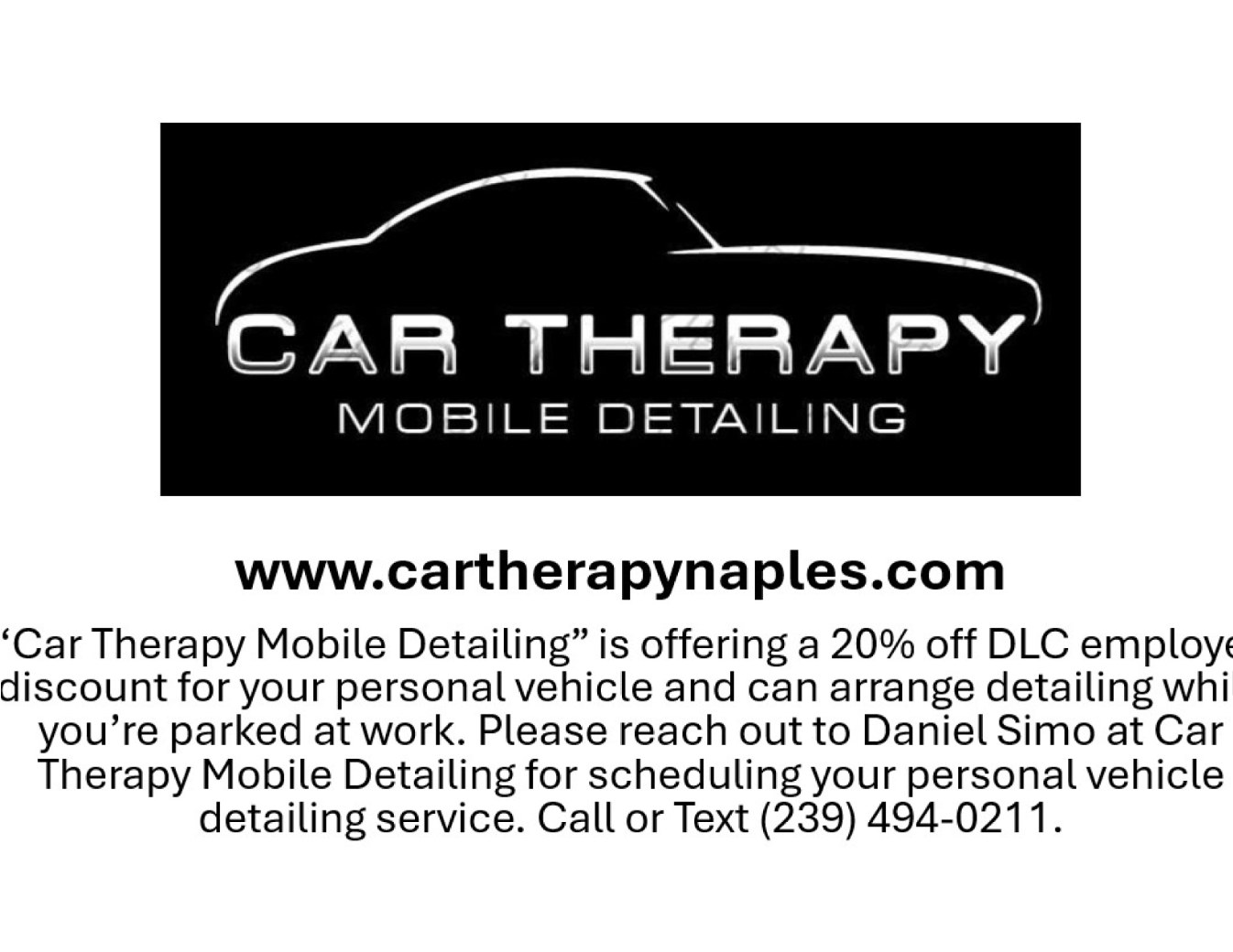 Car Therapy Vehicle Mobile Detailing